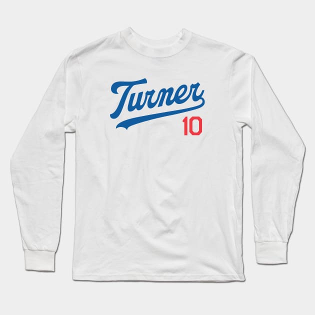 Dodgers Justin Turner Long Sleeve T-Shirt by Game Used Gum